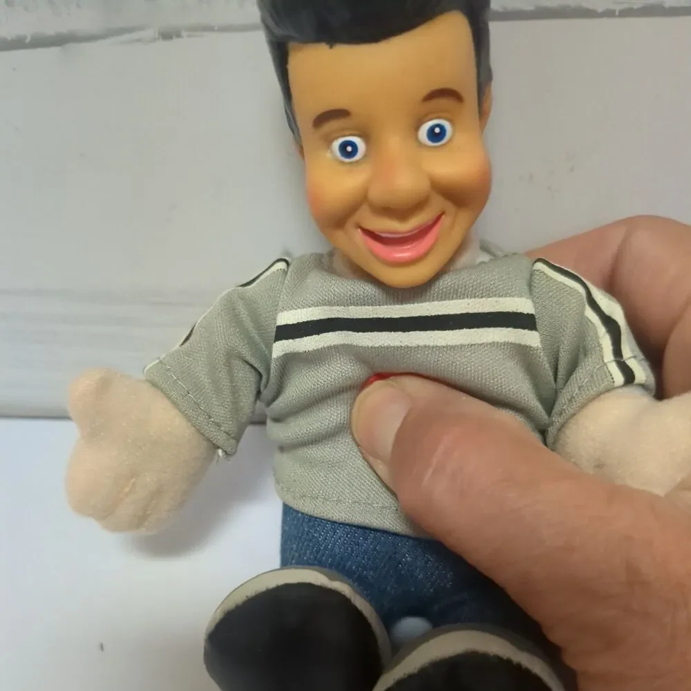John Pizzi Show Souvenir Ventriloquist Talking Mini Doll Original Box
